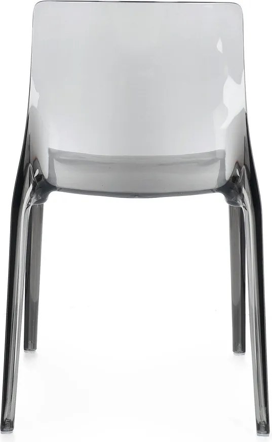 Szürke műanyag kerti szék Adele – Bizzotto