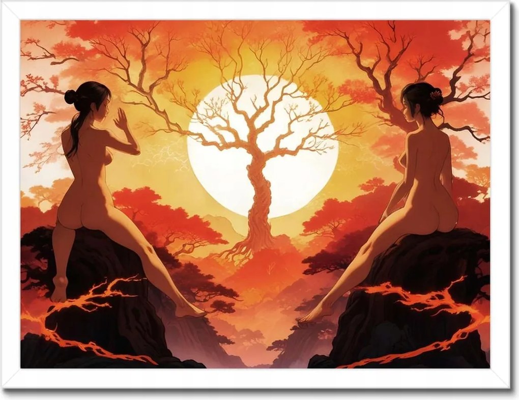 Poszterek keretben 40x30 Az élet fájának szimbóluma