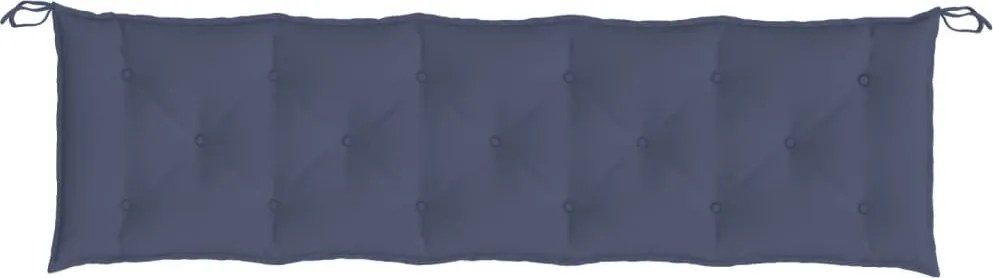 vidaXL tengerészkék oxford szövet kerti padpárna 180 x 50 x 7 cm