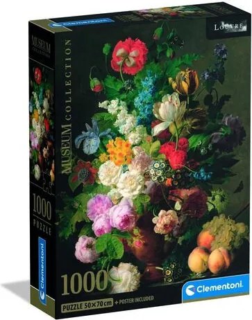 Művészet Virágváza Van Dael 1000 db-os Compact puzzle Clementoni