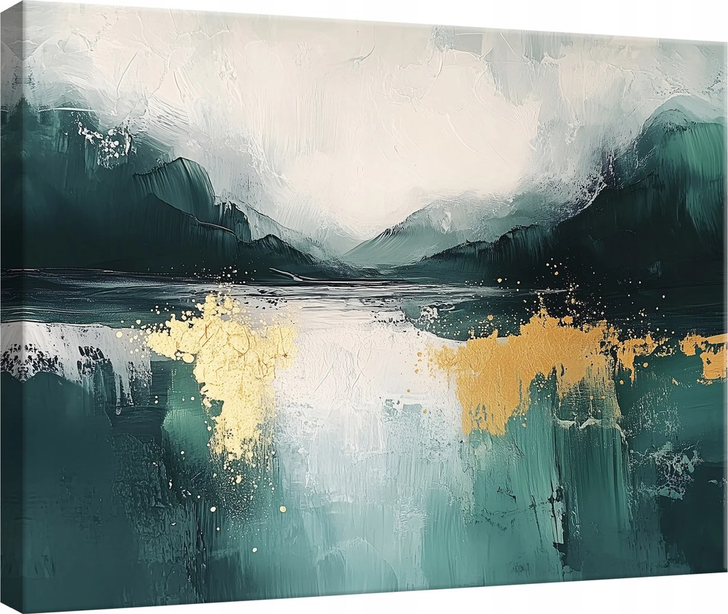 Vászon Falikép Absztrakt Arany Hálószoba Nappali Konyha 120x80