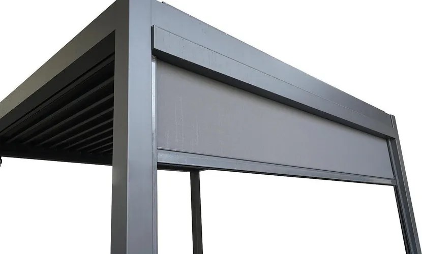 oldalsó hálós roló 5 m a LANITPLAST PREMIUM bioklimatikus pergolához LG4119