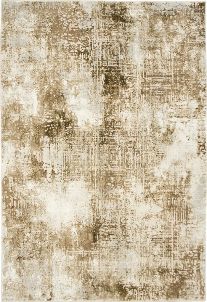 Szőnyeg, Mint Koptatott Vakolat Absztrakt Bézs Verano Nappaliba 80x150 cm