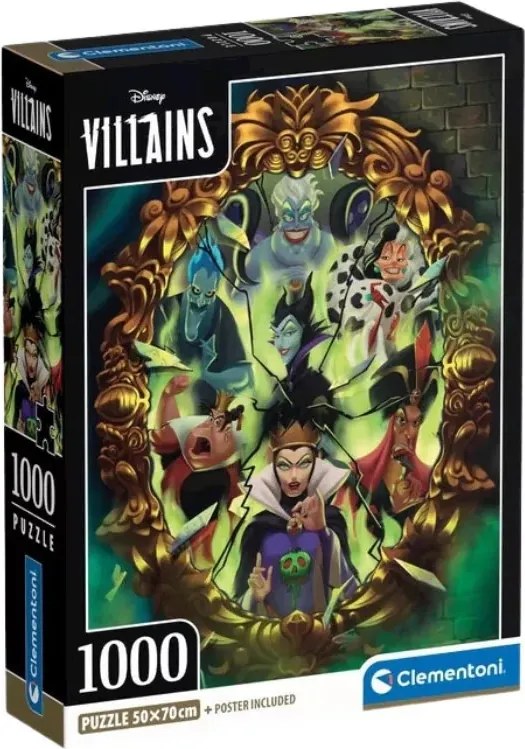 Disney Gonoszok Mirror 1000 db-os puzzle Clementoni