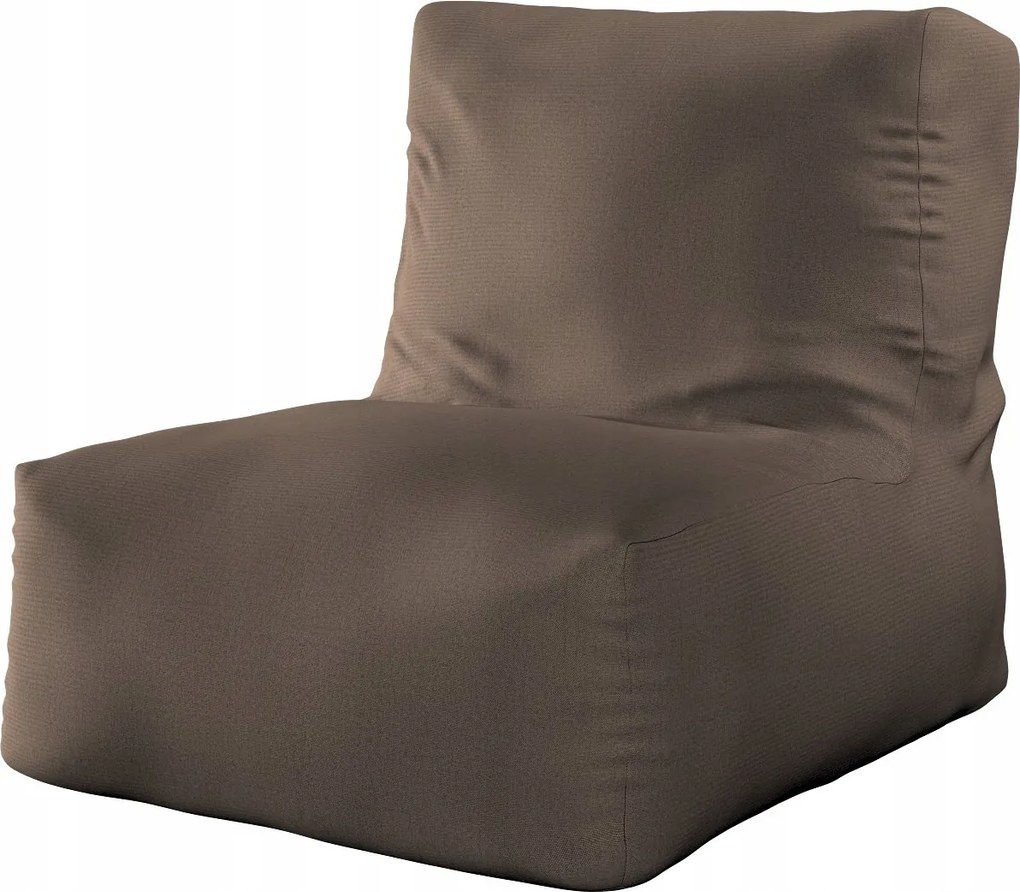 Dekoria Puff- fotel barna