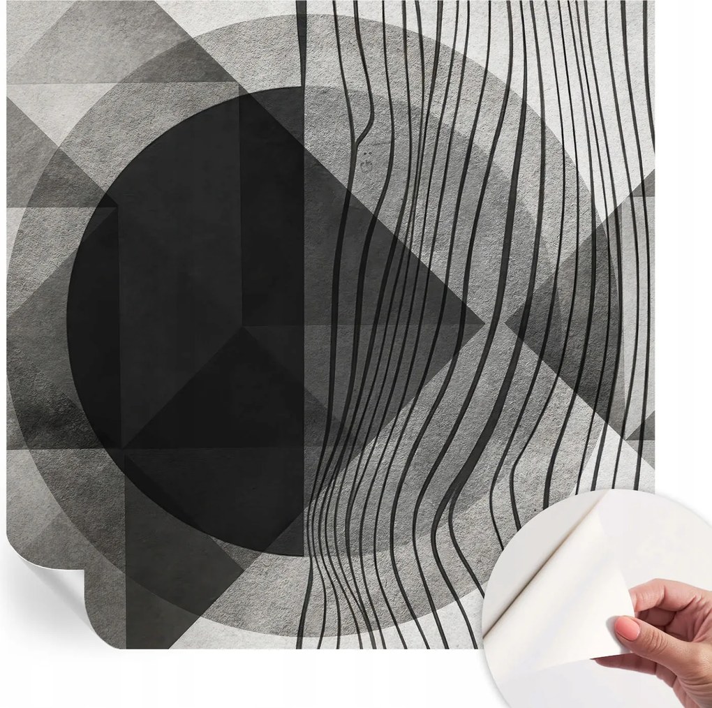 Dekoratív öntapadós tapéta Divatos minták Absztrakt formák 250x250