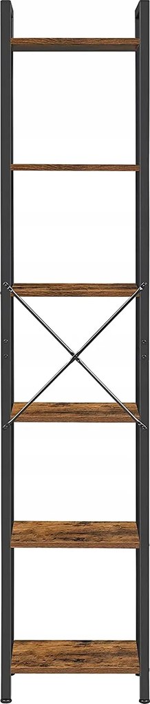 Polcos állvány 6 szintes rusztikus 187 cm Loft