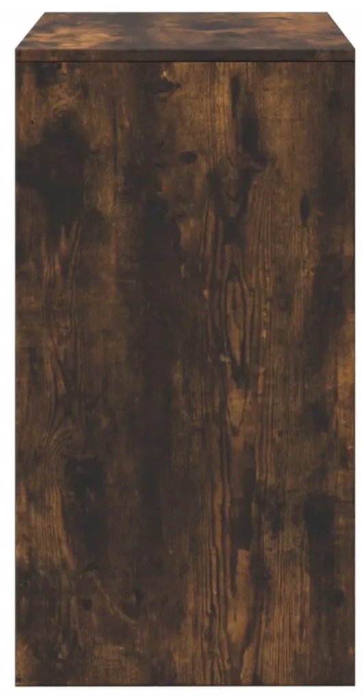 füstös tölgy színű fésülködőasztal és ülőke 60x40x113,5 cm