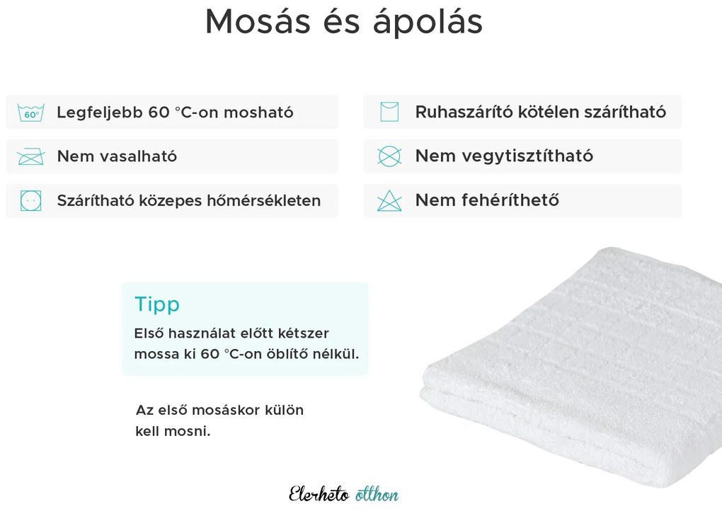 SOFT fürdőlepedő 70x140 cm tégla, 100% pamut