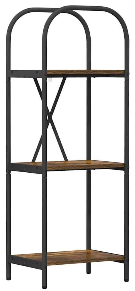 Könyvespolc Füstölt tölgy 40 x 30 x 109 cm Faanyag