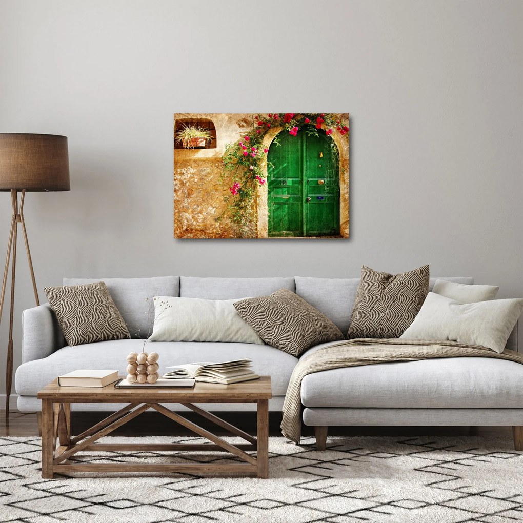 Egy régi ajtó képe (70x50 cm)