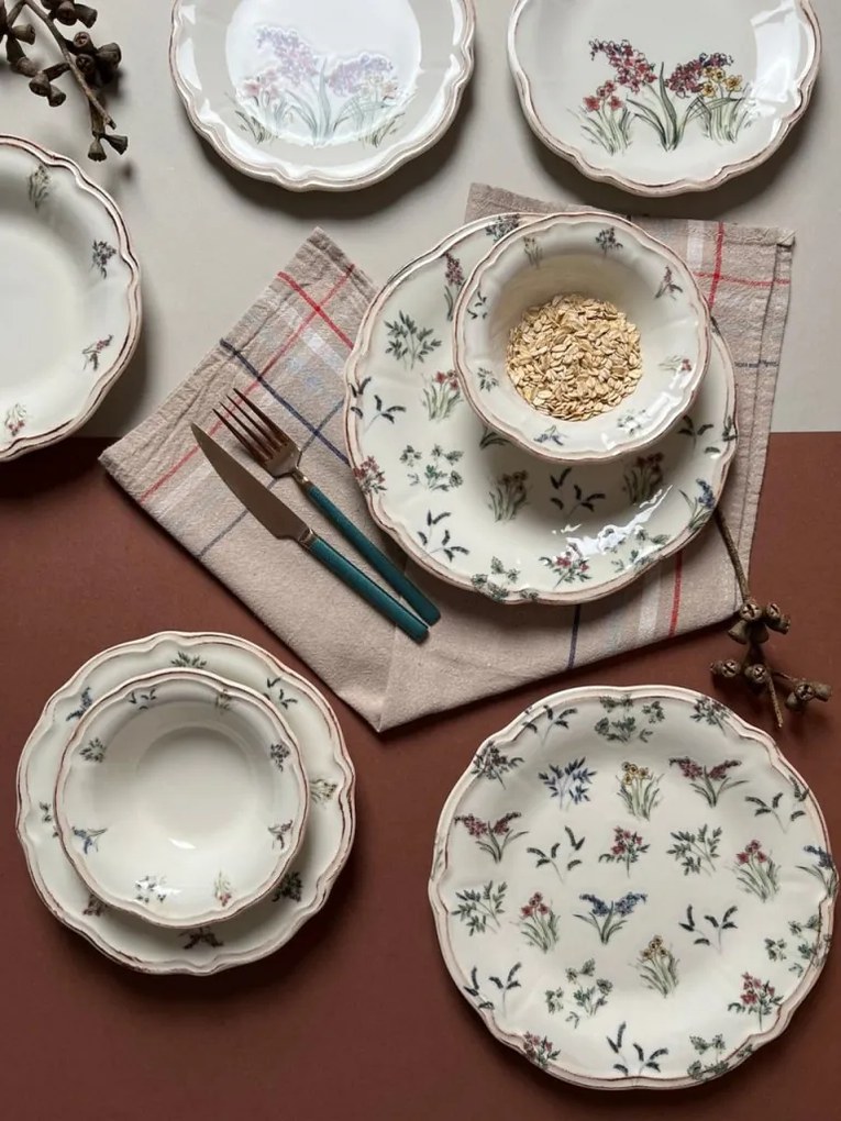 24 részes porcelán étkészlet