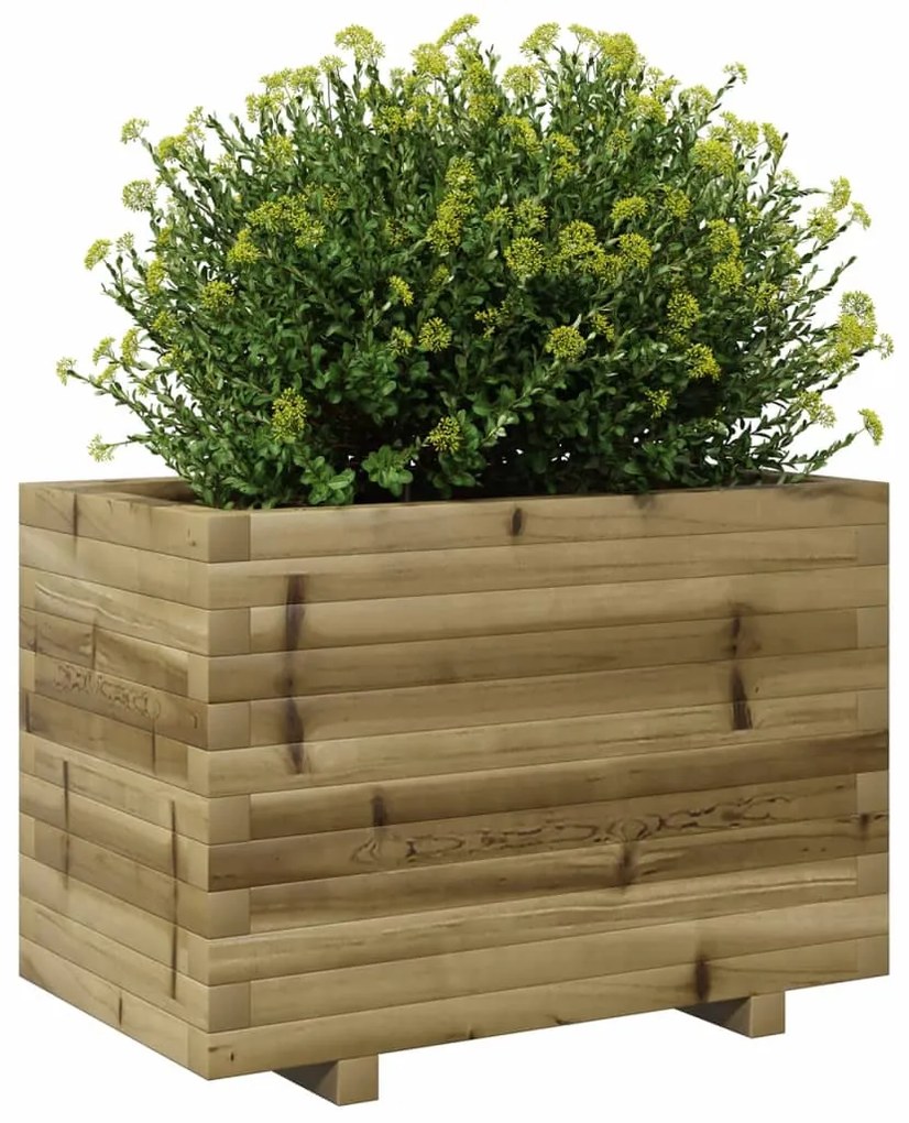 vidaXL impregnált fenyőfa kerti virágtartó 70 x 40 x 49,5 cm