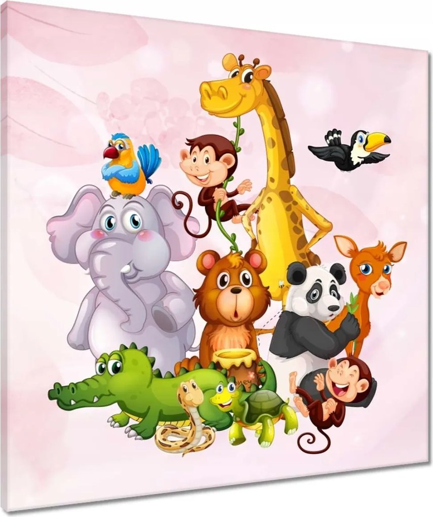 Vászonkép 60x60 Trópusi állatok