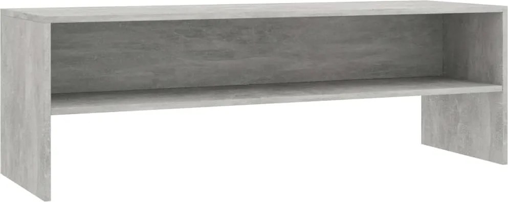 vidaXL betonszürke szerelt fa TV-szekrény 120 x 40 x 40 cm