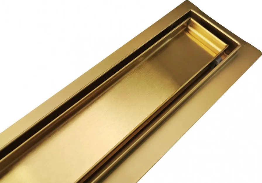 stellman zuhanylefolyó 80cm zuhanytálcához arany rozsdamentes acél