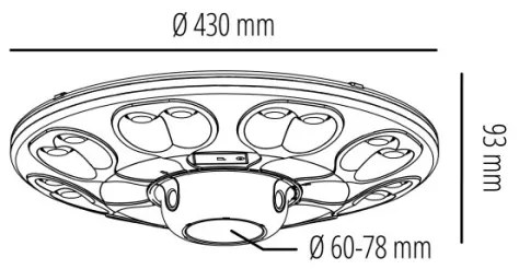 LED napelemes utcai lámpa érzékelővel LUVIA LED/15W/3,2V 4000K IP54 5400 mAh + távirányító