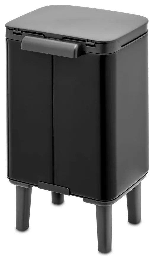 Matt fekete acél szemetes 4 l Bo Hi – Brabantia