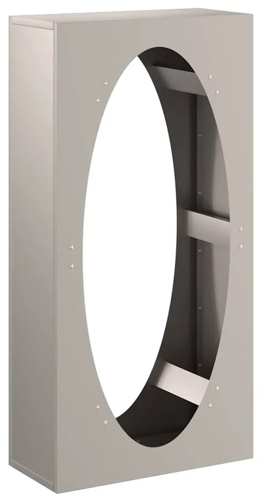tűzifa állvány 50x23x100 cm időjárásálló acél