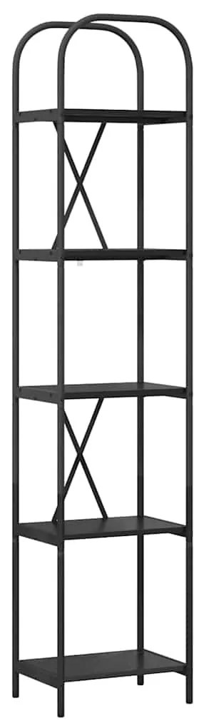 Könyvespolc Musta tammi 40 x 30 x 183 cm Faanyag