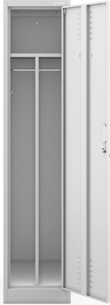 Fém BHP munkaszekrény szürke: KACPER 1 Plus