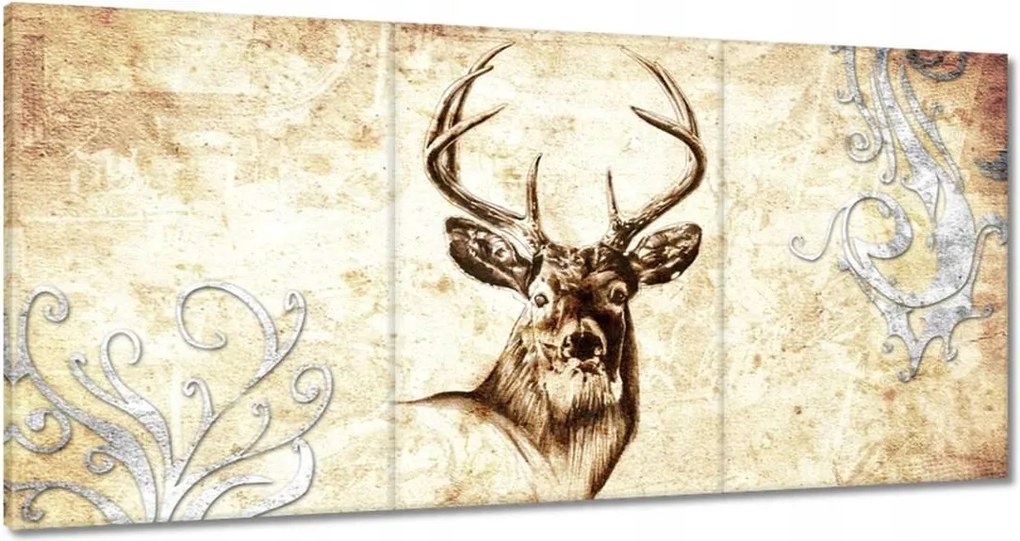 Vászonkép 120x60 Szarvasfej