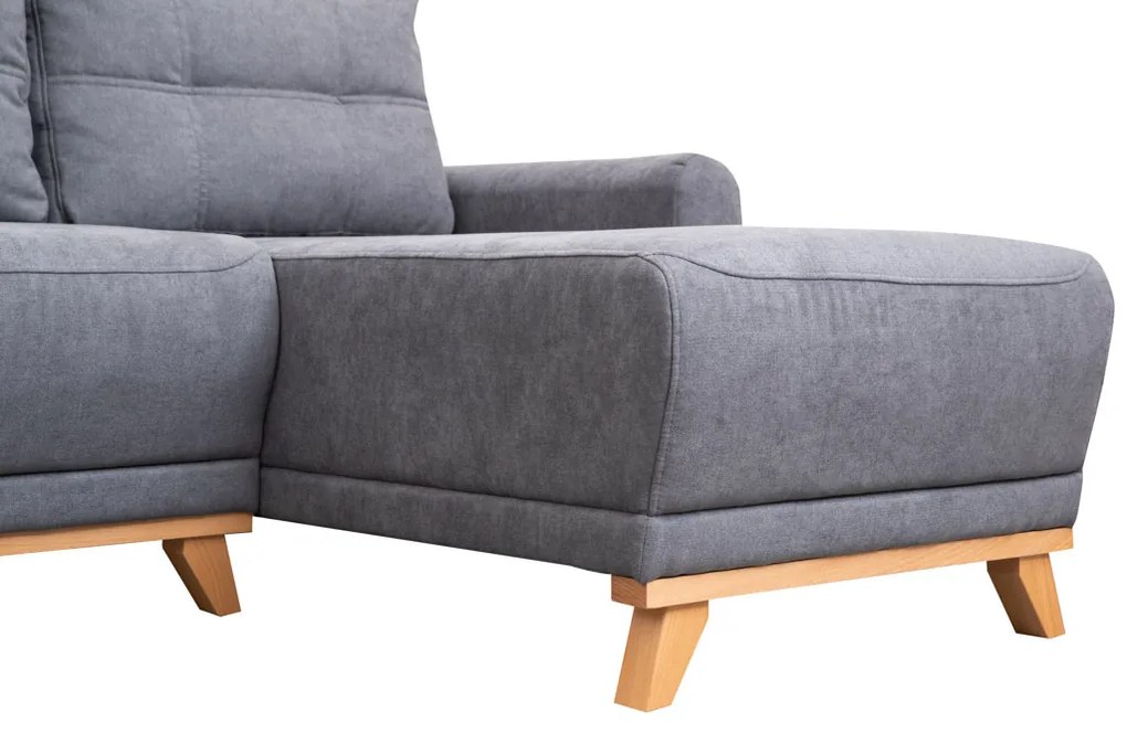 AKCIÓ világosszürke sarok ülőgarnitúra ORANGE, kétoldalas II. osztály