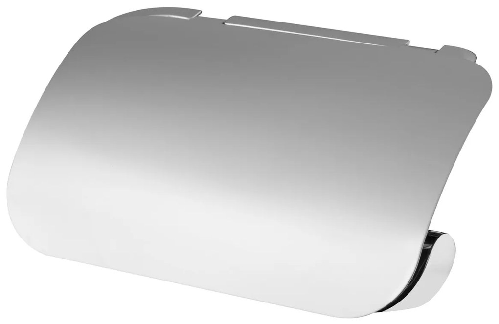 BISK Erga NATURE, toalettpapír tartó fedővel, króm, ERG-04876