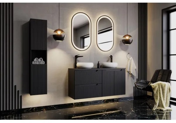 COMAD UN-WIKI-SW - WIKI kerámia mosdó 36 cm, fényes fehér, pultba építhető