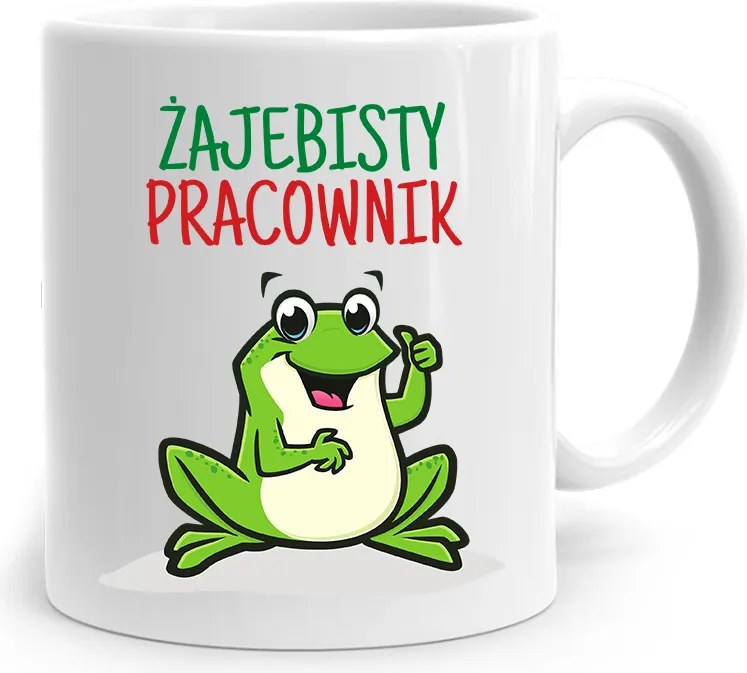 Munkás Bögre Békás Munkás nyomott mintával, fényképpel