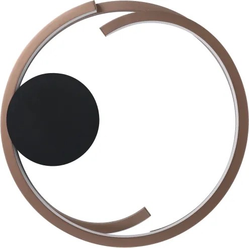 Eglo 901825-LED mennyezeti lámpa MEZZOMONTE 2xLED/20W/230V átm. 48 cm bronz + távirányító