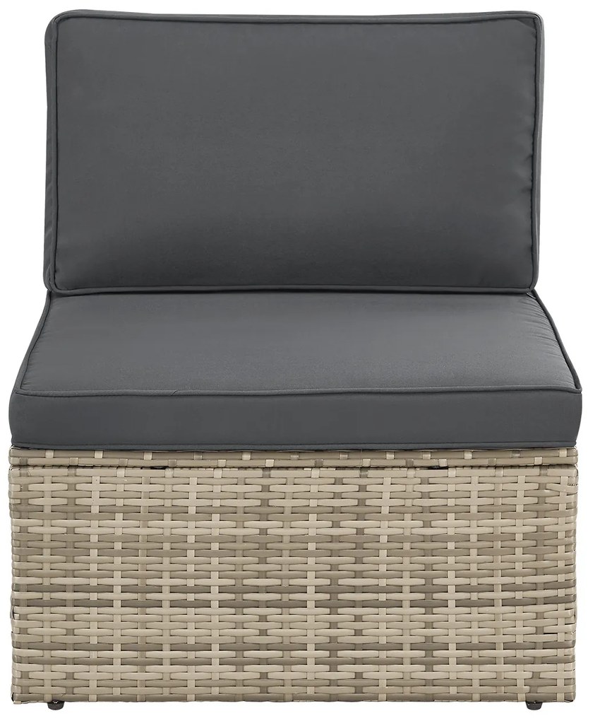 Juskys Salou rattan szett - szürke