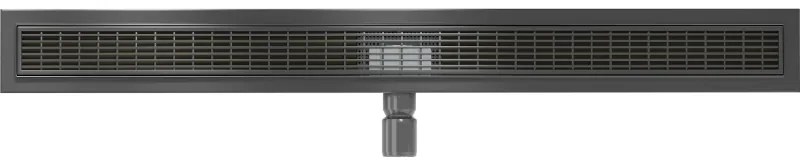 Mexen Flat M33 rozsdamentes acél zuhanyfolyó 100 cm, fekete, 1733100-15