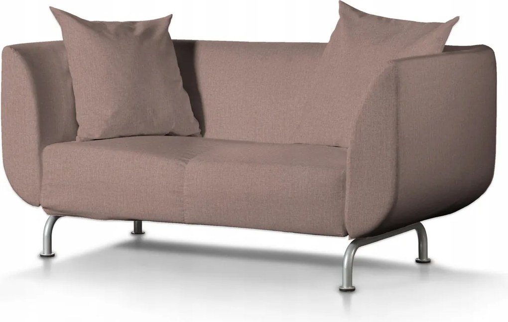 Dekoria Strömstad 2 személyes kanapé huzat Ikea rózsaszín