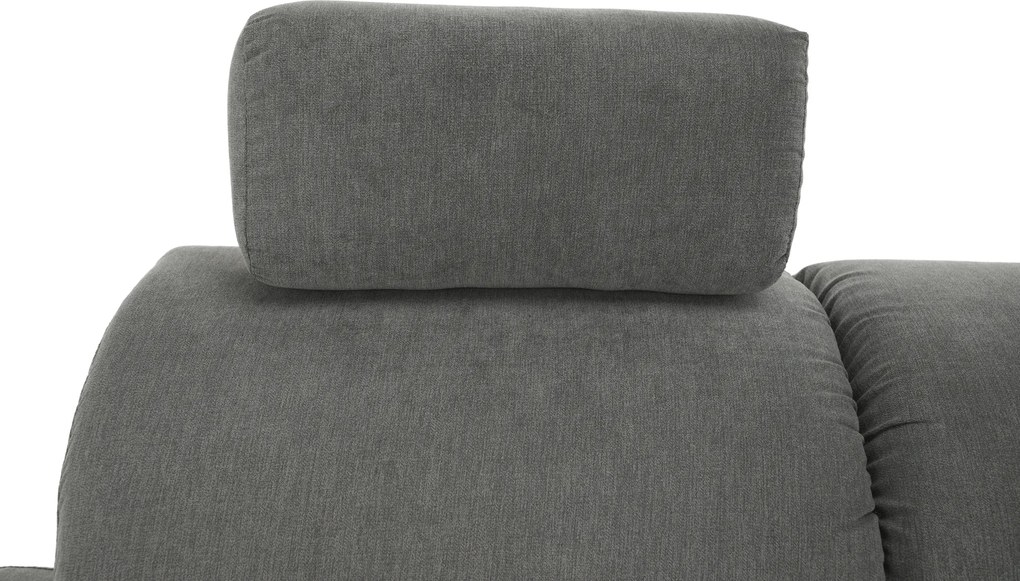 Kissarok, textilbőr fehér/szövet szürke, jobbos, SANTIAGO