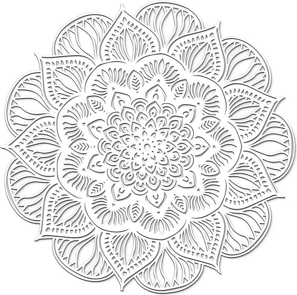 DUBLEZ | Lótuszvirág mandala - 3D falikép | Fali kép