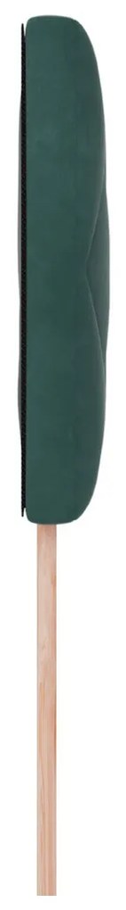 Fejtámla fejtámlával Sötétzöld 90 cm Bársony