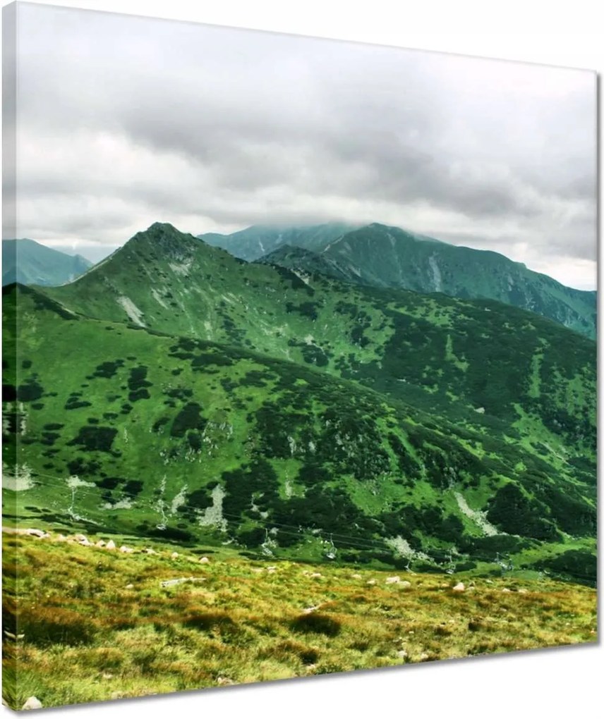 Vászonkép 40x40 Tátra Lengyel hegyek Kilátás