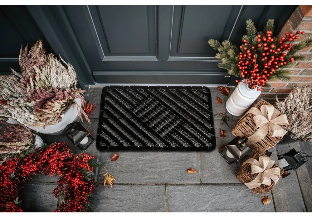 Kókuszrost lábtörlő 45x75 cm Coco Black – Hanse Home