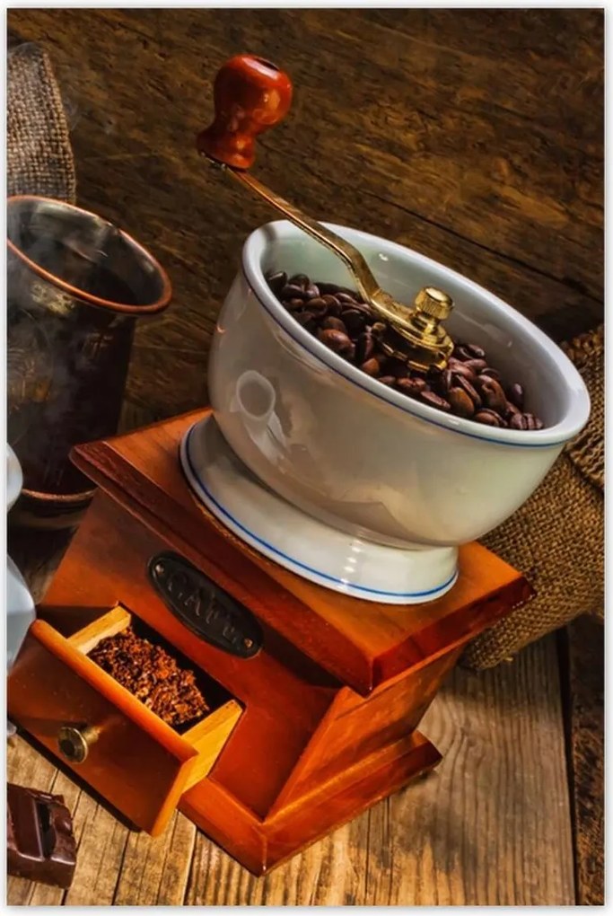 Poszterek 80x120 Ízletes kávé Csokoládé