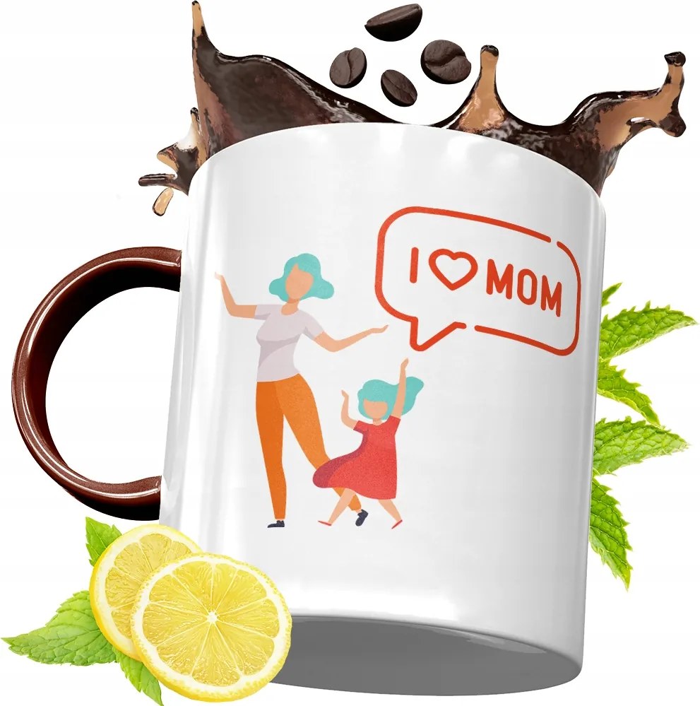 Bordó Bögre Anyukáknak Születésnapi Ajándék fényképes nyomtatással