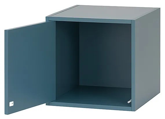 Boxie 1 ajtós fali szekrény 40x40x37 cm petrol kék
