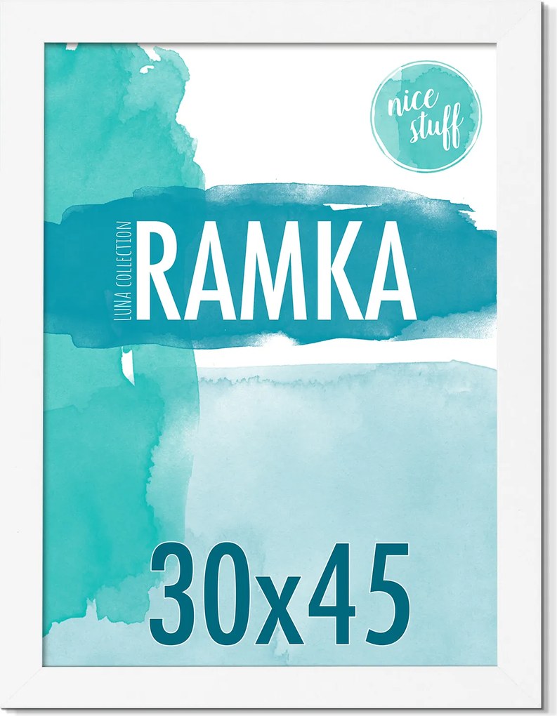 Képkeret 30x45 képkeret 30x45 képkeret fehér Mdf fotókeret