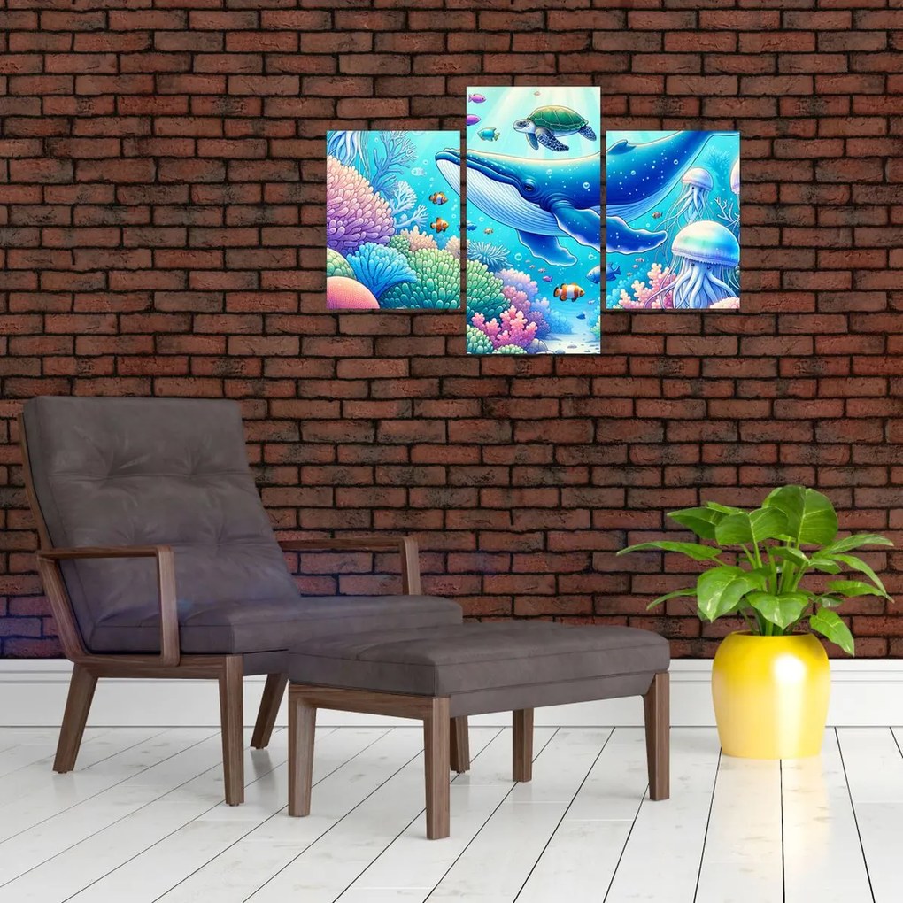 Kép – Víz alatti világ (90x60 cm)