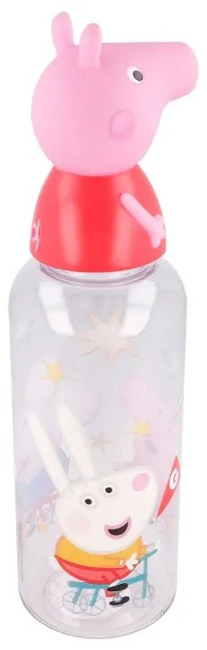 Peppa malac 3D Cycle Figurine műanyag kulacs 560 ml