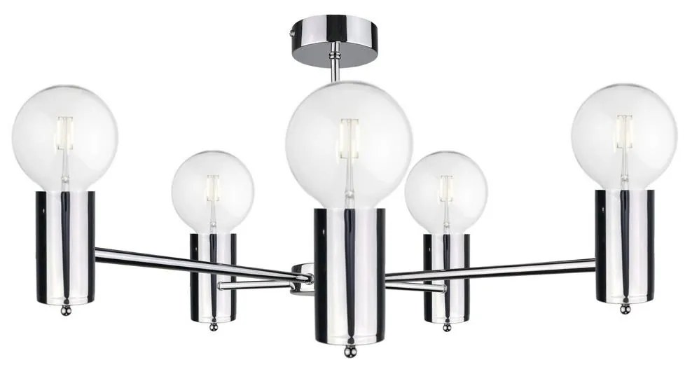 Namat Csillár rúdon ARD 5xE27/60W/230V fényes króm NA0248