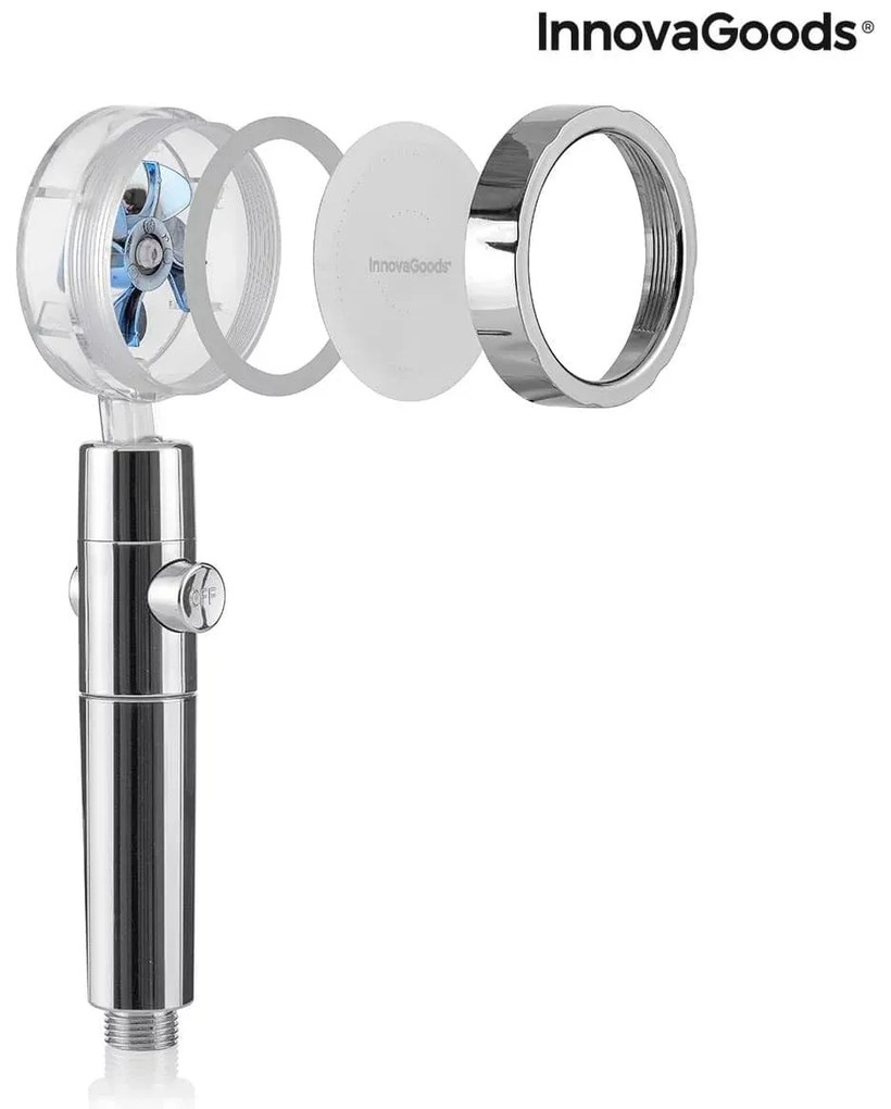 Heliwer öko zuhanyfej propellerrel és tisztítószűrővel - InnovaGoods