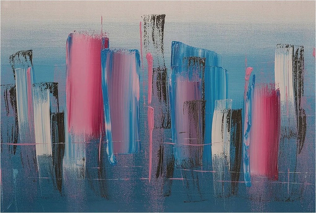 Fotótapéta Flizelin Fal a Hálószobába Absztrakt csíkok 104x70 Ragasztó