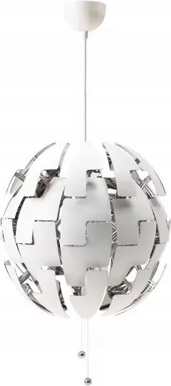 Ikea Ps 2014 Függőlámpa, fehér/ezüst, 52 cm, E27
