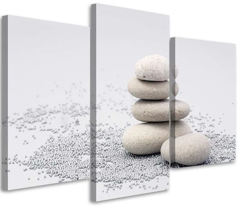 Gario Vászonkép Zen kövek - 3 részes Méret: 120 x 80 cm